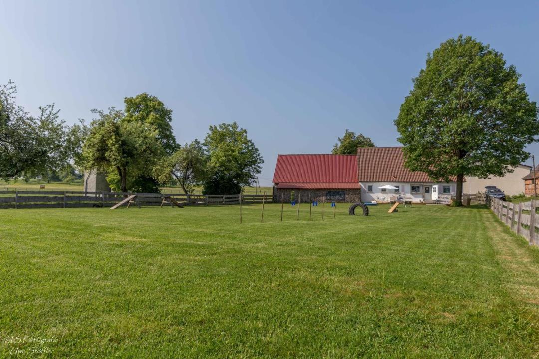 Ferienhaus S'Bunde Heisle Blaufelden Exterior foto