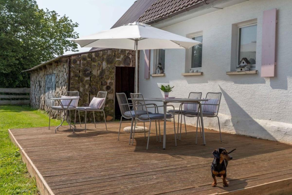 Ferienhaus S'Bunde Heisle Blaufelden Exterior foto