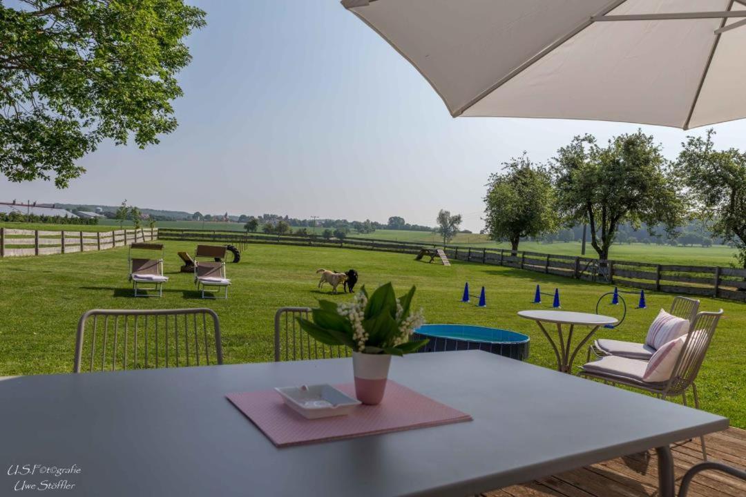 Ferienhaus S'Bunde Heisle Blaufelden Exterior foto